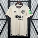 Tailandia Camiseta West Ham United Segunda Equipación 2025/2026  Tailandia Camiseta West Ham United Segunda Equipación 2025/2026