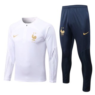Sudadera De Training France 2023 Blanco Sudadera De Training France 2023 Blanco