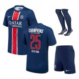 Camiseta Paris Saint Germain Primera Equipación Niño Champions of Europe 2025