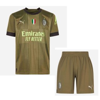 Camiseta AC Milan Tercera Equipación Niño 2022/2023 Camiseta AC Milan Tercera Equipación Niño 2022/2023