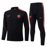 Sudadera De Training Países Bajos 2026/2027 Negro 2 Sudadera De Training Países Bajos 2026/2027 Negro 2