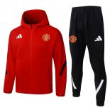 Chandal Con Capucha Manchester United 2026/2027 Rojo Chandal Con Capucha Manchester United 2026/2027 Rojo