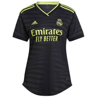 Camiseta Real Madrid Tercera Equipación Mujer 2022/2023 Camiseta Real Madrid Tercera Equipación Mujer 2022/2023