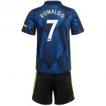 Tercera Equipación Camiseta Manchester United NO.7 Ronaldo Niño 2021/2022