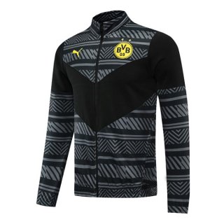 Chaqueta Borussia Dortmund 2022/2023 Gris Negro Chaqueta Borussia Dortmund 2022/2023 Gris Negro