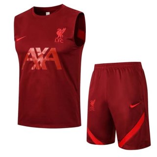 Camiseta Liverpool Sin Mangas Conjunto Completo 2022 Rojo Camiseta Liverpool Sin Mangas Conjunto Completo 2022 Rojo