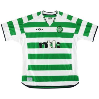 Primera Equipación Tailandia Camiseta Celtic Retro 2001 2003 Verde Primera Equipación Tailandia Camiseta Celtic Retro 2001 2003 Verde
