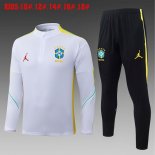 Ninos Sudadera De Training Brasil 2026/2027 Blanco 3 Ninos Sudadera De Training Brasil 2026/2027 Blanco 3