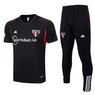 Camiseta Sao Paulo Conjunto Completo 2023/2024 Negro Camiseta Sao Paulo Conjunto Completo 2023/2024 Negro