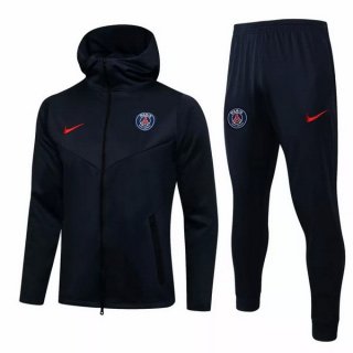 Chandal Con Capucha PSG 2021/2022 Azul Marino Chandal Con Capucha PSG 2021/2022 Azul Marino