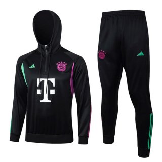Sudadera Con Capucha Bayern Munich 2024 Negro 2 Sudadera Con Capucha Bayern Munich 2024 Negro 2