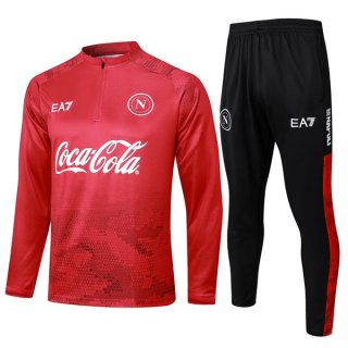 Sudadera De Training Napoli 2024/2025 Rojo Sudadera De Training Napoli 2024/2025 Rojo