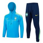Sudadera Con Capucha Brasil 2024/2025 Azul 3 Sudadera Con Capucha Brasil 2024/2025 Azul 3