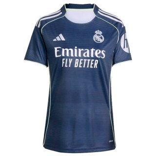 Camiseta Real Madrid Segunda Equipación Mujer 2025/2026 Camiseta Real Madrid Segunda Equipación Mujer 2025/2026