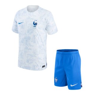Camiseta Francia Segunda Equipación Niño 2022/2023 Camiseta Francia Segunda Equipación Niño 2022/2023