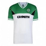 Segunda Equipación Tailandia Camiseta Celtic Retro 1985 1986 Verde Blanco