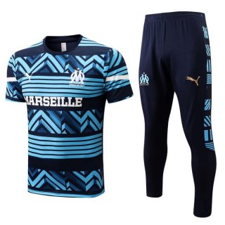 Camiseta Marsella Conjunto Completo 2022/2023 Azul Camiseta Marsella Conjunto Completo 2022/2023 Azul