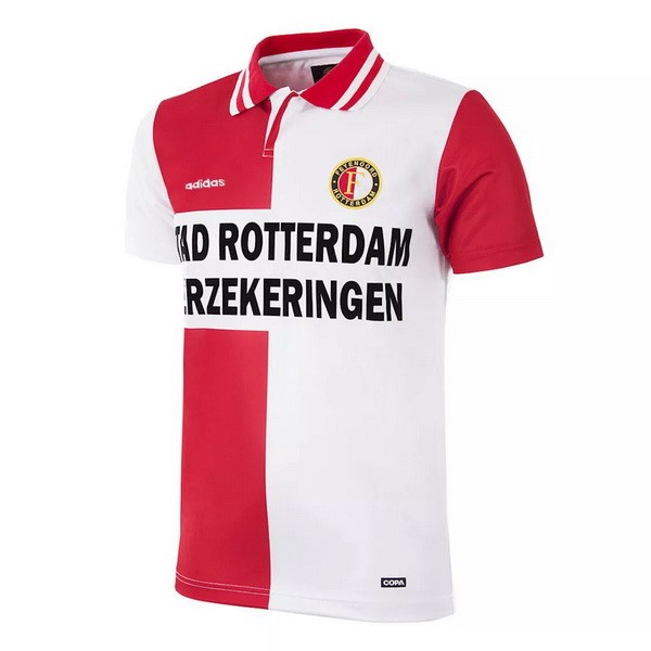 Camiseta Feyenoord Rotterdam Retro 1995 Rojo Blanco -